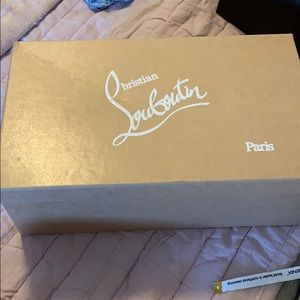 Christian louboutin shoe box